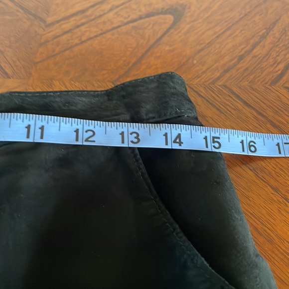 Alfani 100% Leather Black Straight Leg Vintage Pants - Picture 3 of 4